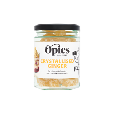 Opies Crystallised Ginger 170G – Sweet and Spicy Ginger Slices for Baking & Snacking